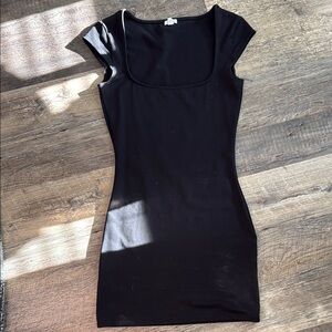 Garage Black Fitted Dress